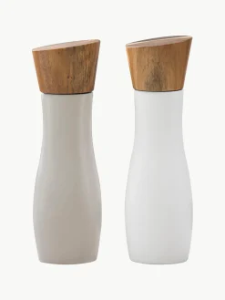 Outlet Molinillo de sal y pimienta con tapadera de madera de acacia Essentials, 2 uds. Molinillos De Especias|Molinillos De Especias
