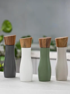 Outlet Molinillo de sal y pimienta con tapadera de madera de acacia Essentials, 2 uds. Molinillos De Especias|Molinillos De Especias