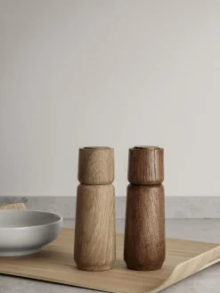 Outlet Molinillo de sal y pimienta de madera de roble Ro Molinillos De Especias|Molinillos De Especias