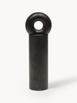 Molinillos De Especias|Molinillos De Especias>Oyoy Living Design Molino de especias de madera de fresno Hoop Mill Madera de fresno lacada en oscuro