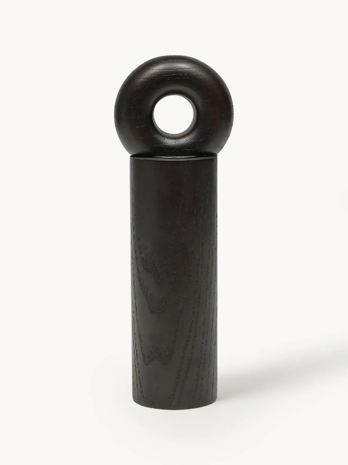 Molinillos De Especias|Molinillos De Especias>Oyoy Living Design Molino de especias de madera de fresno Hoop Mill Madera de fresno lacada en oscuro