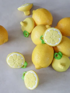 Juguetes Para Bebés|Juguetes Para Bebés>Oli & Carol Mordedor artesanal para bebé Fruits & Veggies