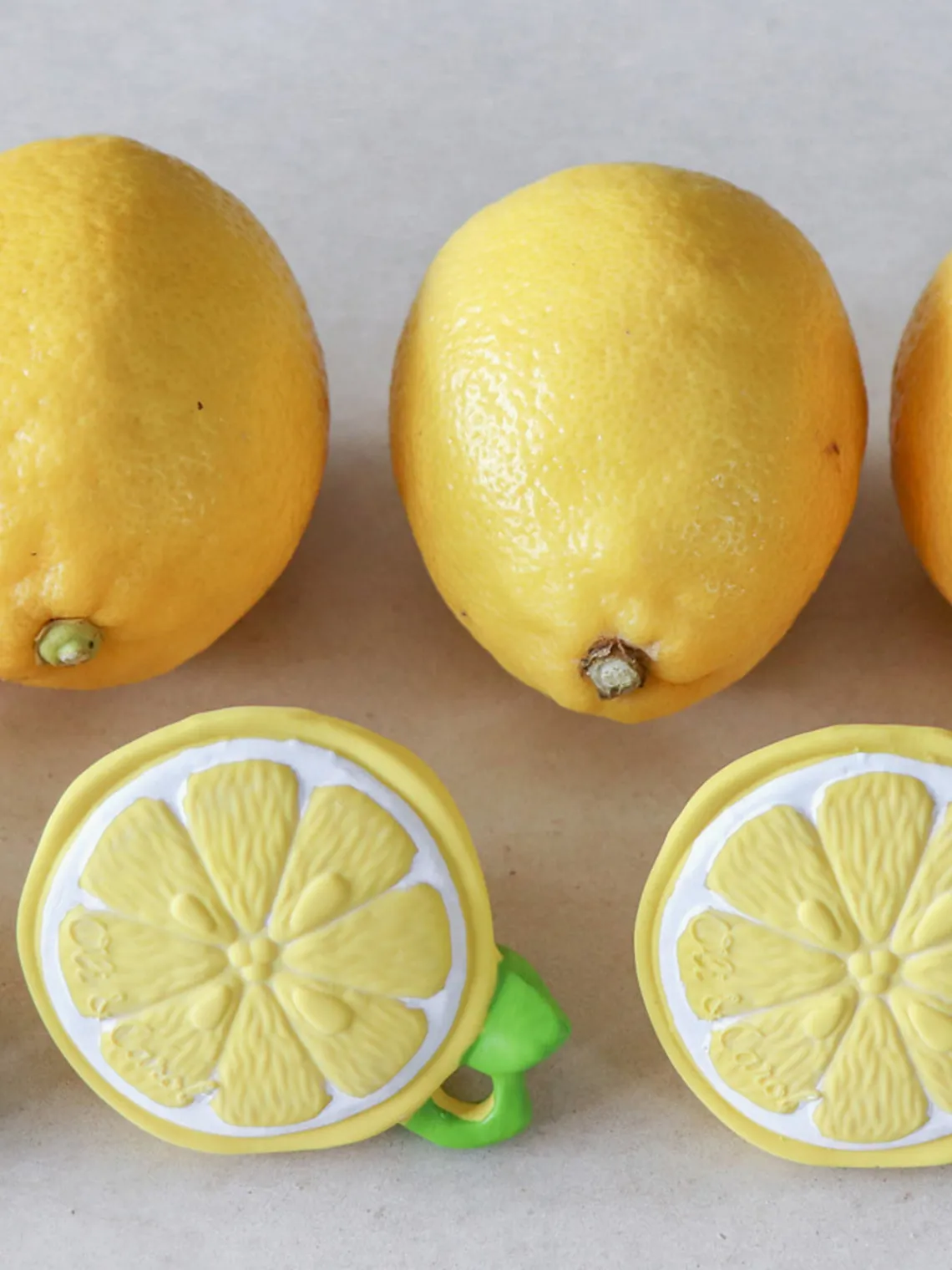 Juguetes Para Bebés|Juguetes Para Bebés>Oli & Carol Mordedor artesanal para bebé Fruits & Veggies