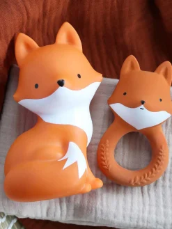 Chupetes Y Mordedores|Juguetes Para Bebés>A Little Lovely Company Mordedor de caucho natural Fox