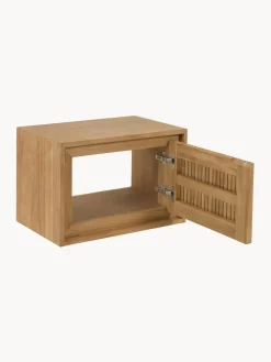 Outlet Mueble bajo lavabo de madera de teca Taciana, 60 cm Armarios De Baño|Armarios De Baño