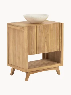 Best Mueble bajo lavabo de madera de teca Kuveni , 70 cm Armarios De Baño|Armarios De Baño