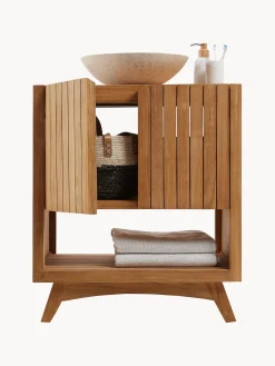 Best Mueble bajo lavabo de madera de teca Kuveni , 70 cm Armarios De Baño|Armarios De Baño
