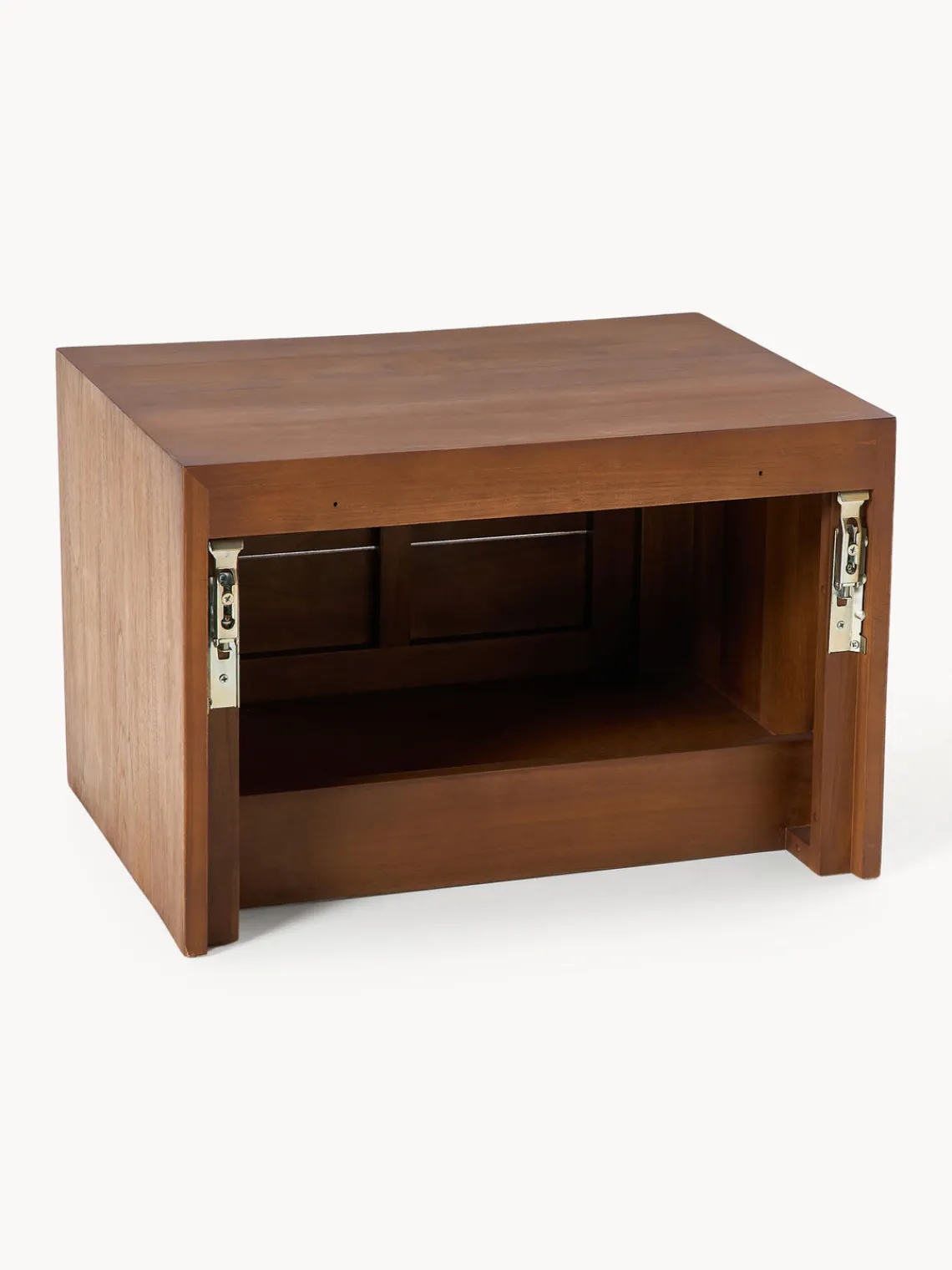 Armarios De Baño|Armarios De Baño> Mueble bajo lavabo de madera de teca Kenta Madera de teca oscura