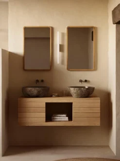 Armarios De Baño|Armarios De Baño> Mueble bajo lavabo de madera de teca Yenit