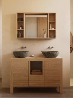 Armarios De Baño|Armarios De Baño></noscript> Mueble de baño de pared con espejo Parana