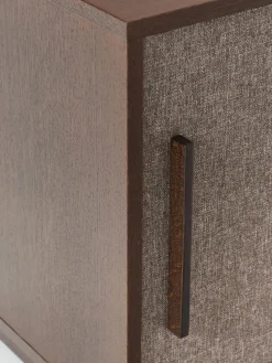 Mueble TV de madera con frente tapizado Wisp Muebles De Tv|Muebles De Tv