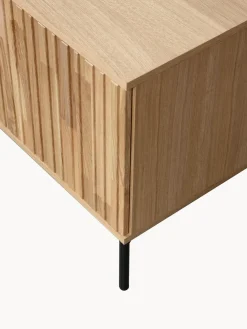 Discount Mueble TV de con frente acanalado Avourio, 2 puertas Muebles De Tv|Muebles De Tv