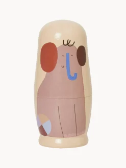 Muñecos nido de madera Schima Superba, 5 uds. Niños Juguetes A Partir De 1 Año|Decoración Infantil