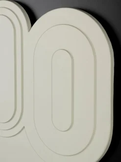 Objetos Decorativos De Pared|Jarrones></noscript>Zuiver Mural en relieve de yeso enmarcado August