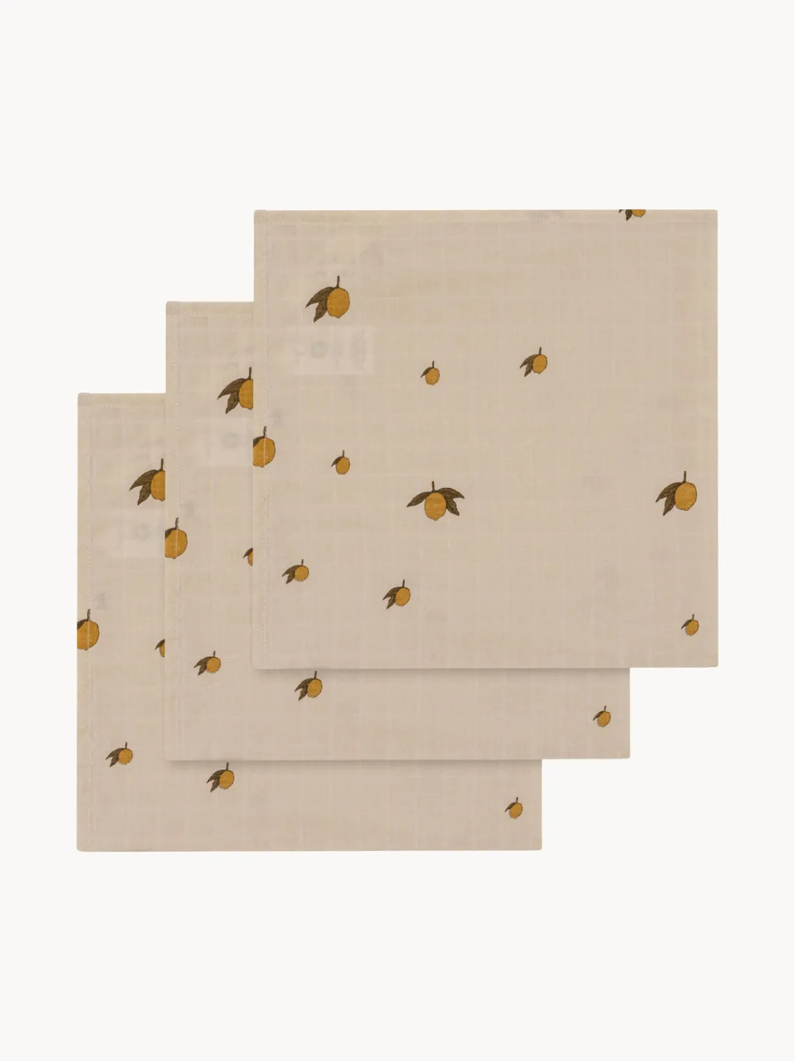 Discount Muselinas de algodón ecológico Lemon, 3 uds. Niños Muselinas Y Pañales De Tela|Decoración Infantil