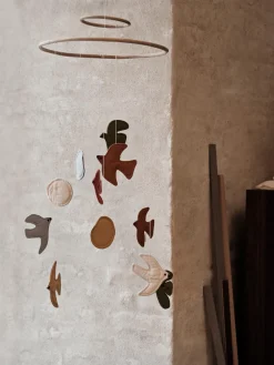 Sale Móvil de algodón orgánico Swif Bird Niños Cajas Musicales Y Móviles|Decoración Infantil