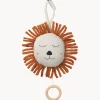 Cajas Musicales Y Móviles|Decoración Infantil>Ferm Living Kids Móvil de música de lino Lion
