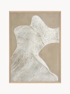 Lienzos|Jarrones>Malerifabrikken Nordic Art / Raw shape 3 / 30x40 CM / Marco de roble