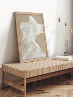 Lienzos|Jarrones>Malerifabrikken Nordic Art / Raw shape 3 / 30x40 CM / Marco de roble