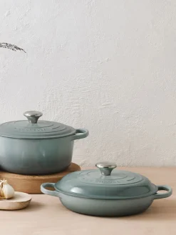 Ollas|Ollas>LE CREUSET Olla de hierro fundido Signature Collection Verde menta, plateado