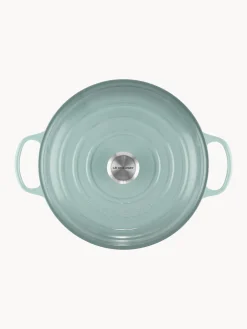 Ollas|Ollas></noscript>LE CREUSET Olla de hierro fundido Signature Collection Verde menta, plateado