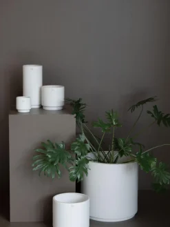 New Olla grande Solid - Blanco Maceteros|Jarrones