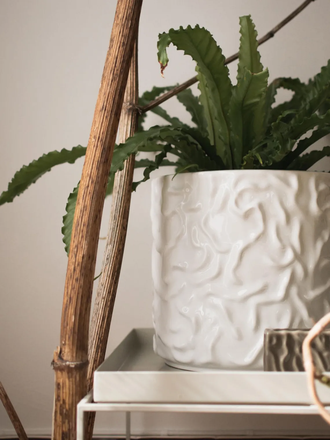 Maceteros|Jarrones>DBKD Olla grande Swoon - brillante Blanco