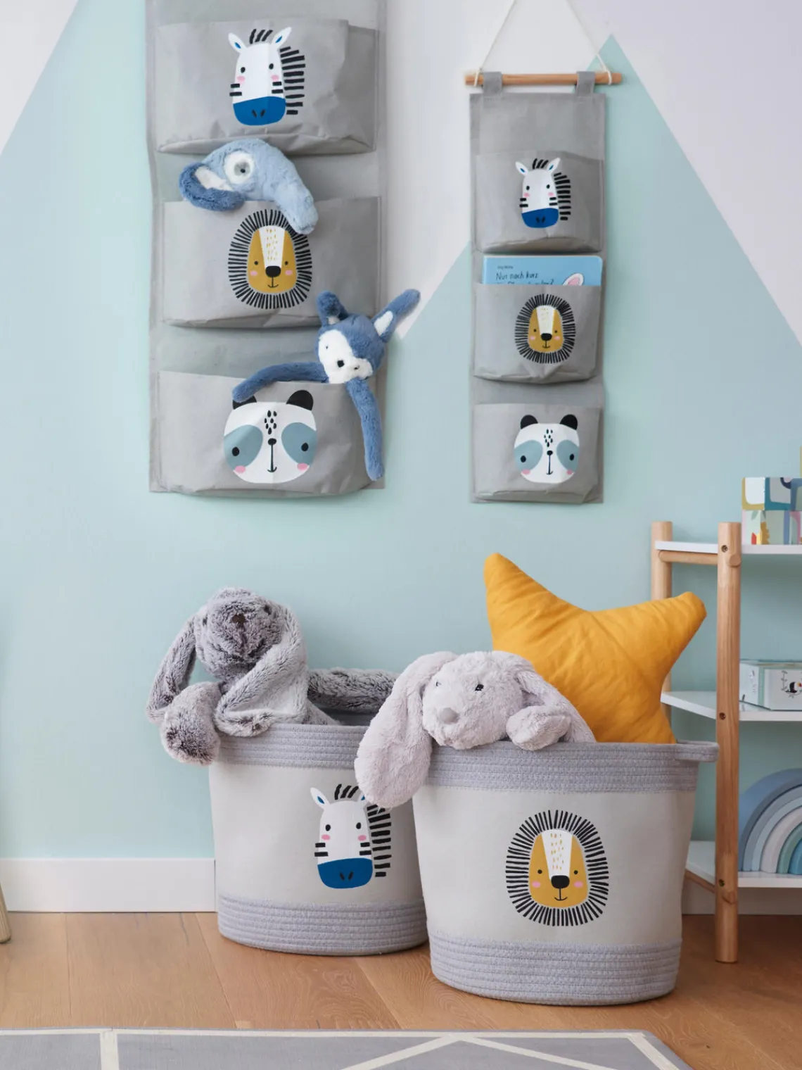 New Organizador colgante Animals Niños Decoración Infantil|Colgadores Y Estantes De Pared