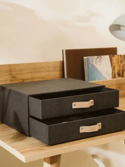 Material De Oficina|Material De Oficina>Bigso Box of Sweden Organizador de escritorio Birger Gris antracita, beige