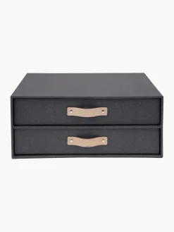 Material De Oficina|Material De Oficina></noscript>Bigso Box of Sweden Organizador de escritorio Birger Gris antracita, beige