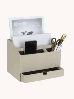 Material De Oficina|Material De Oficina></noscript>Bigso Box of Sweden Organizador de escritorio Greta Beige claro