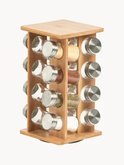 Almacenaje De Cocina> Organizador de especias de bambú Dahle, 17 pzas.