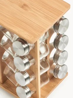 Almacenaje De Cocina></noscript> Organizador de especias de bambú Dahle, 17 pzas.