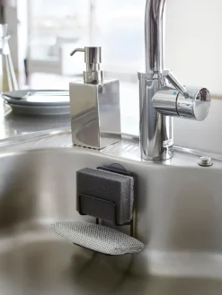 Escurreplatos|Almacenaje De Cocina>Yamazaki Organizador de estropajos Tower Negro mate