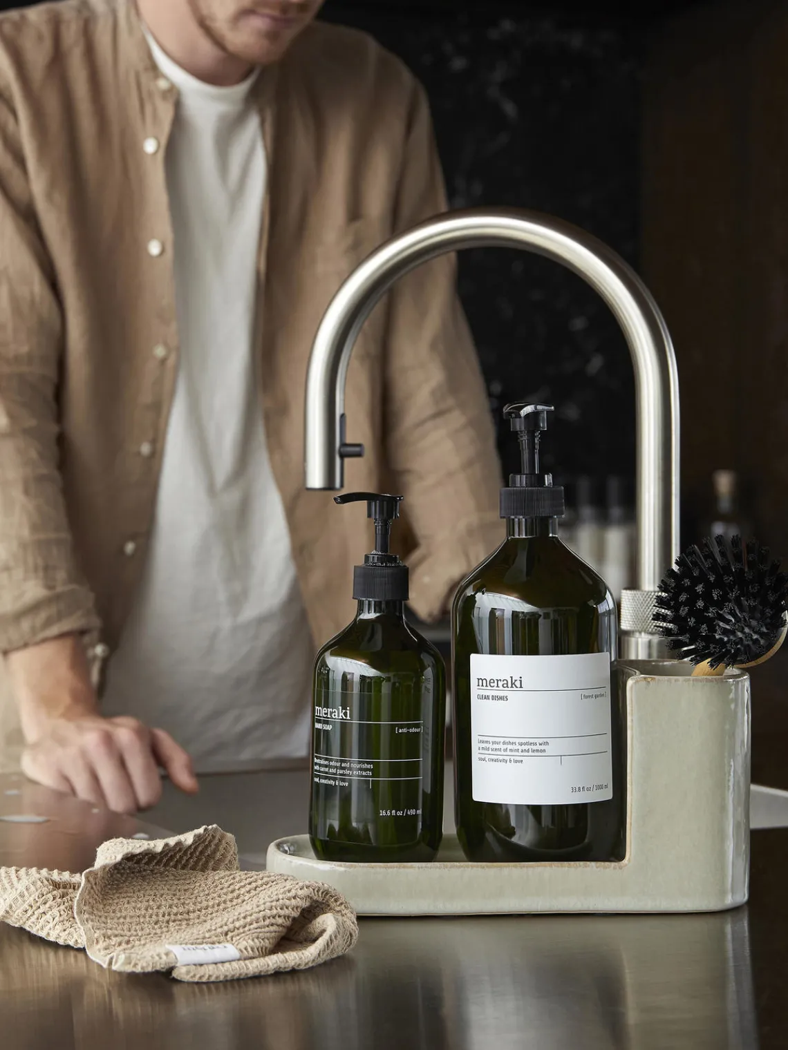 Outlet Organizador de fregadero artesanal Datura Escurreplatos|Almacenaje De Cocina