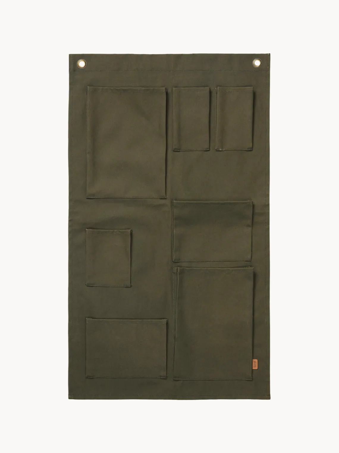 Herramientas De Jardinería|Herramientas De Jardinerí­A>Ferm Living Organizador de pared de algodón ecológico Bark