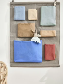Decoración Infantil|Colgadores Y Estantes De Pared>Oyoy Living Design Organizador de pared infantil Saga Gris, multicolor