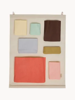 Decoración Infantil|Colgadores Y Estantes De Pared>Oyoy Living Design Organizador de pared infantil Saga Beige, multicolor