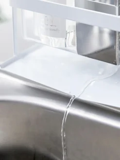 Escurreplatos|Almacenaje De Cocina></noscript>Yamazaki Organizador lavavajillas de metal Tower Blanco