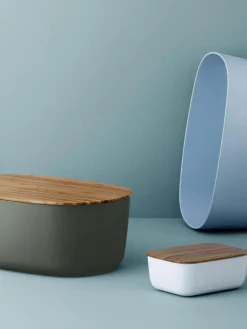 Online Panera con tapadera de bambú Box-It Cestas Para Pan|Almacenaje De Cocina