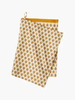 Textiles De Cocina Y Manteles|Textiles De Cocina>Bungalow Paño de cocina artesanal con diseño floral Lulu