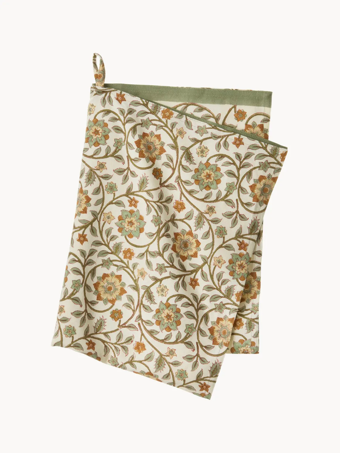 Textiles De Cocina Y Manteles|Textiles De Cocina>Bungalow Paño de cocina artesanal con estampado floral Lulu