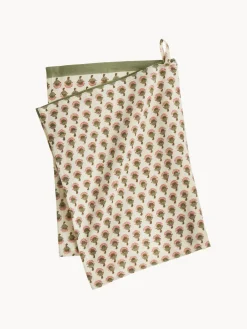 Clearance Paño de cocina artesanal con estampado floral Lulu Textiles De Cocina Y Manteles|Textiles De Cocina