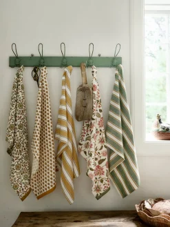 Clearance Paño de cocina artesanal con rayas Palermo Textiles De Cocina Y Manteles|Textiles De Cocina