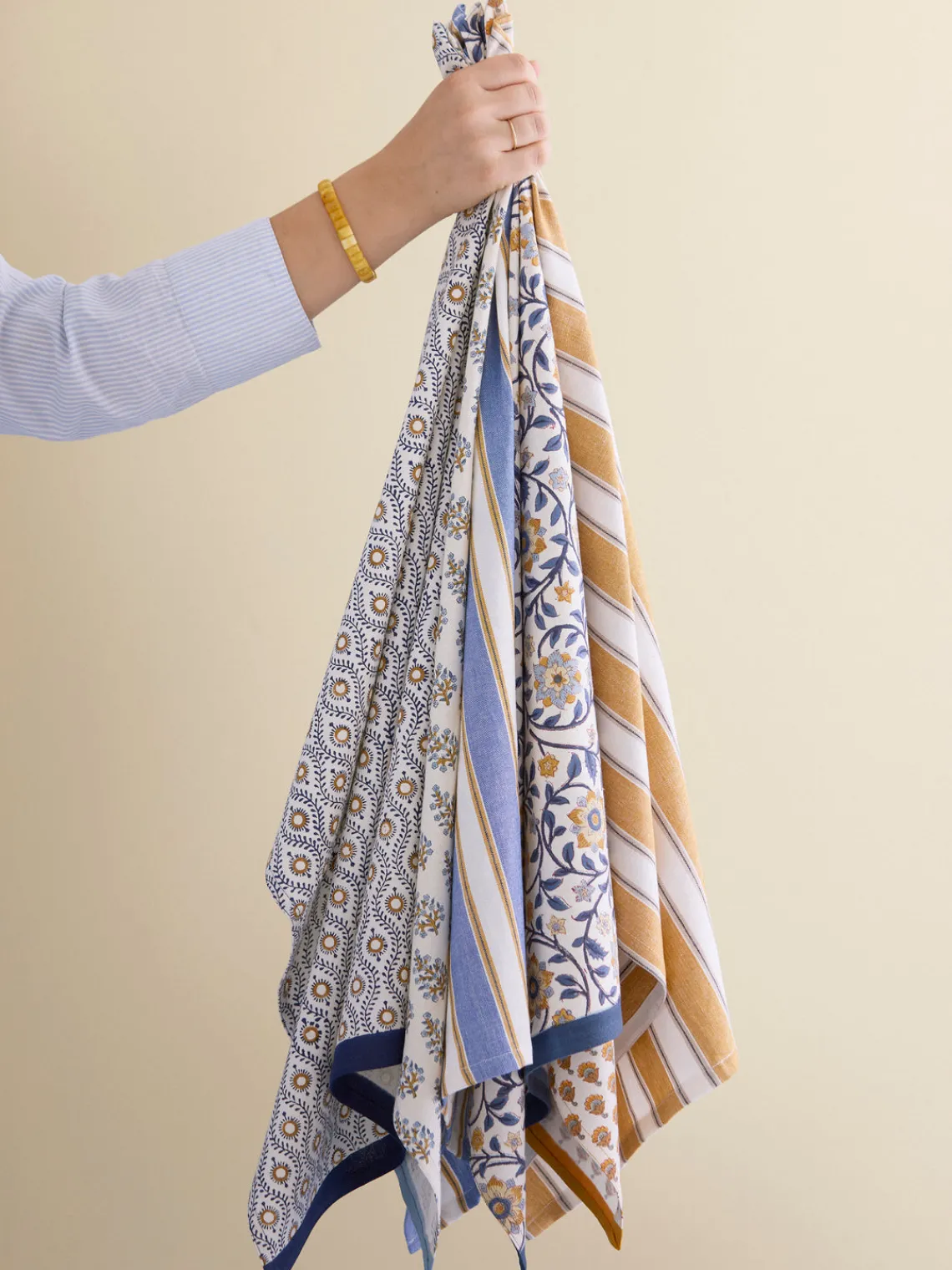 Textiles De Cocina Y Manteles|Textiles De Cocina>Bungalow Paño de cocina artesanal con estampado floral Lulu