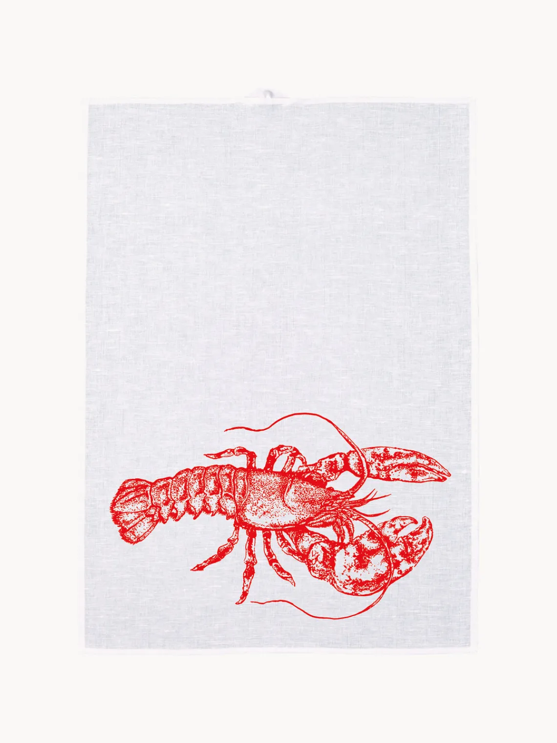 Textiles De Cocina Y Manteles|Textiles De Cocina>Frohstoff Paño de cocina artesanal Dalila Blanco, rojo