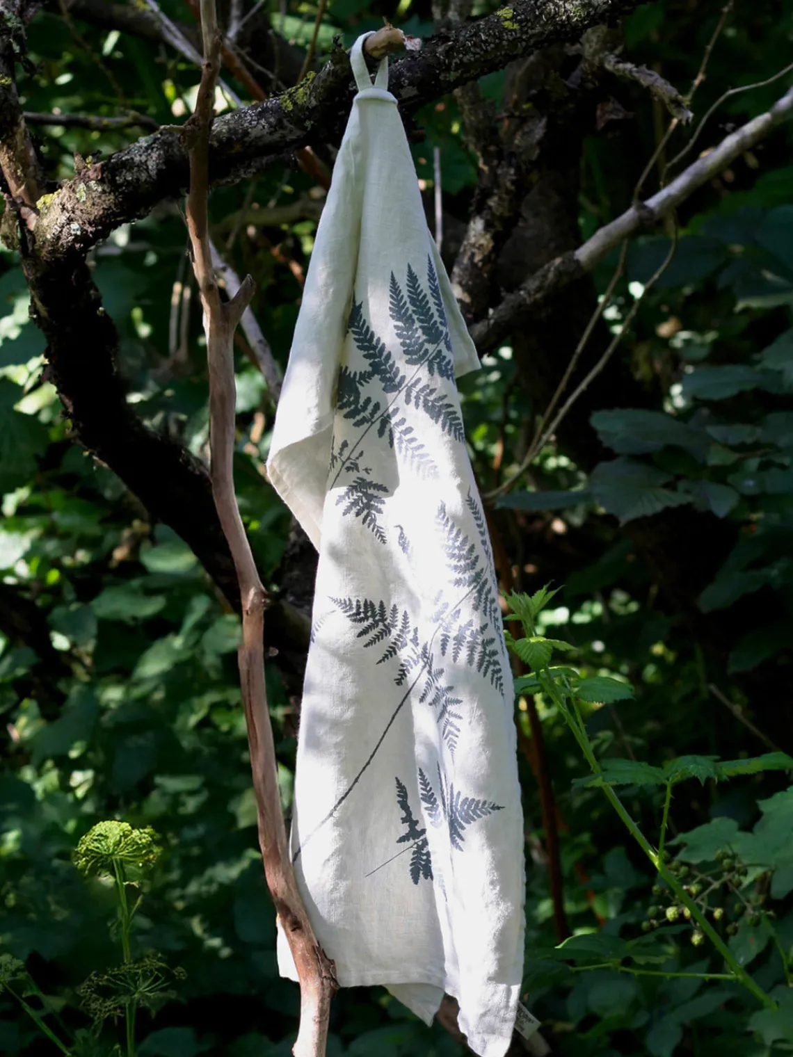 Textiles De Cocina Y Manteles|Textiles De Cocina>Frohstoff Paño de cocina artesanal Dalila Blanco crema, verde oliva