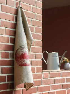 Outlet Paño de cocina de lino artesanal Apfel Textiles De Cocina Y Manteles|Textiles De Cocina