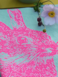 Textiles De Cocina Y Manteles|Textiles De Cocina></noscript>Frohstoff Paño de cocina de lino artesanal Wild Rabbit