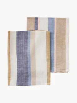 Sale Paños de cocina artesanales con rayas Nomad, 2 uds. Textiles De Cocina Y Manteles|Textiles De Cocina